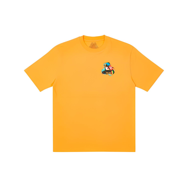 PALACE National Flag Triangle Print Short Sleeve T-shirt T