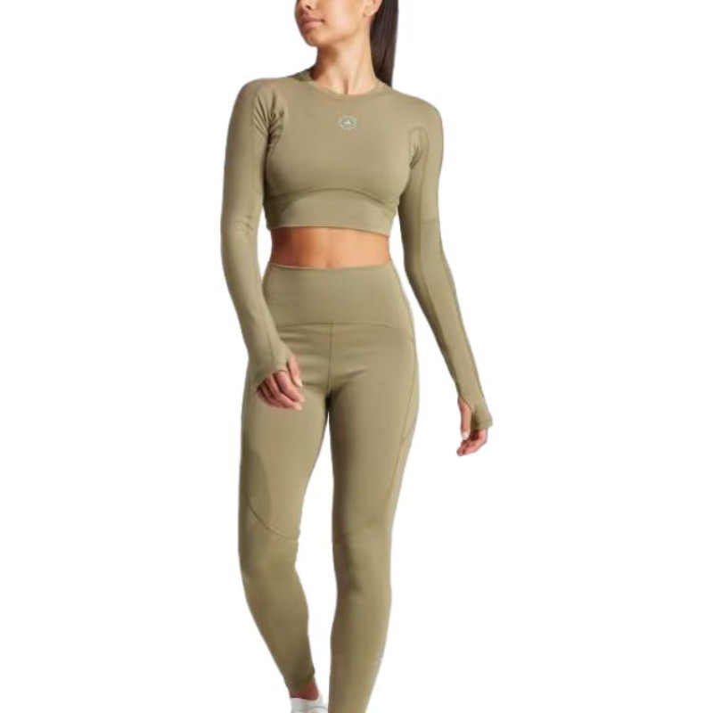 adidas x Stella McCartney Truestrength Cropped Long Sleeve T