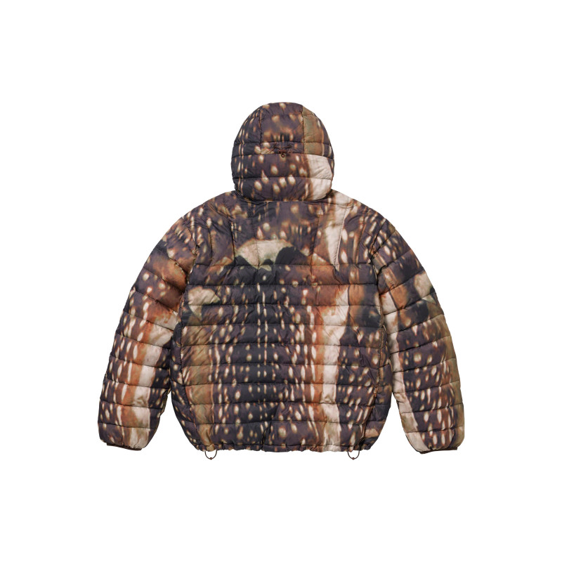 Supreme FW23 WEEK7 MICRO DOWN HALF ZIP HOODED PULLOVER