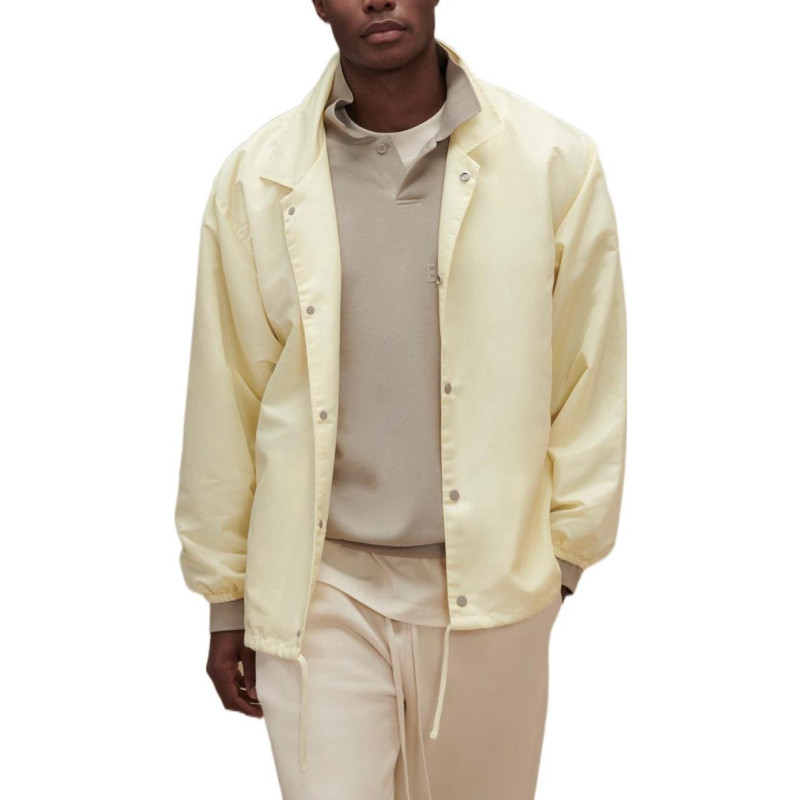Fear of God Essentials Ls Polo Canary Polo
