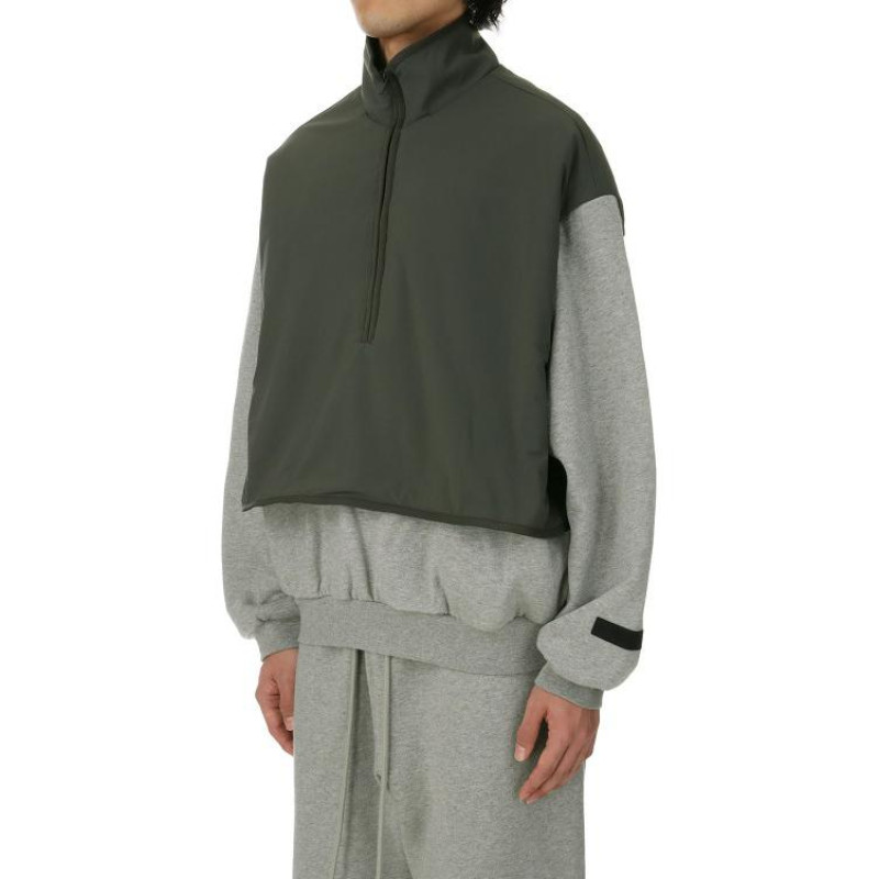 Fear of God Essentials SS24 Nylon Fleece Mockneck Sweat DHt OtmInk