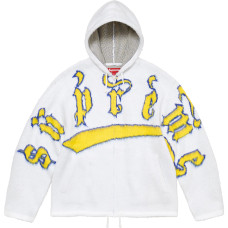 Supreme FW24 WEEK1 Accent Brushed Zip Up Hooded Sweater