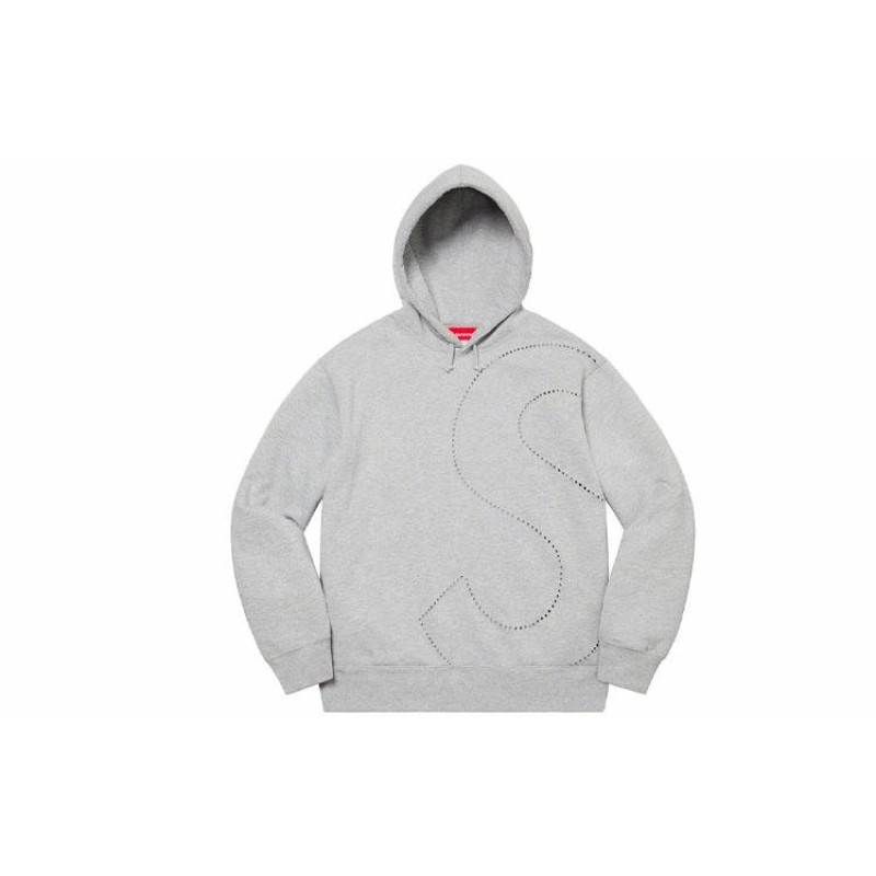 Supreme SS21 Week 1 Laser Cut S Logo Hooded Sweatshirt Logo