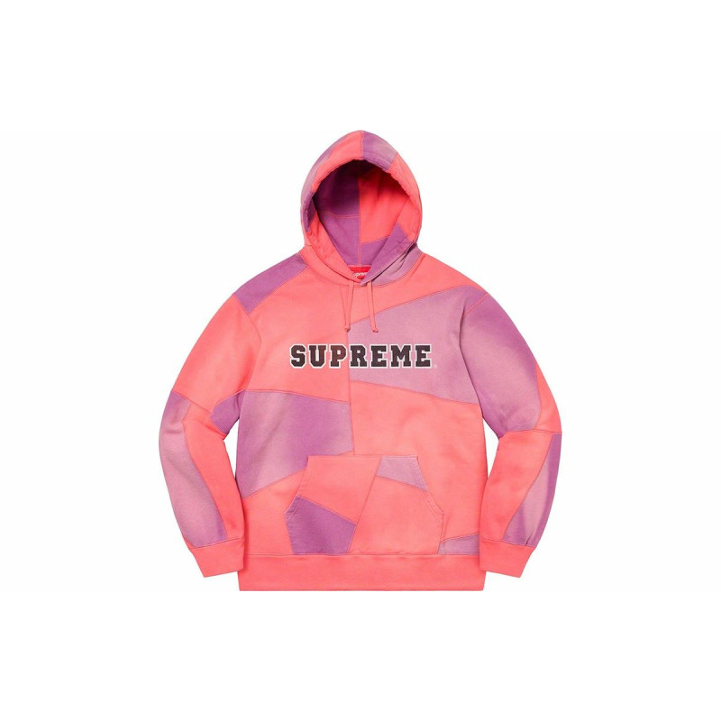 Supreme FW20 Week 5 Patchwork Hooded Sweatshirt