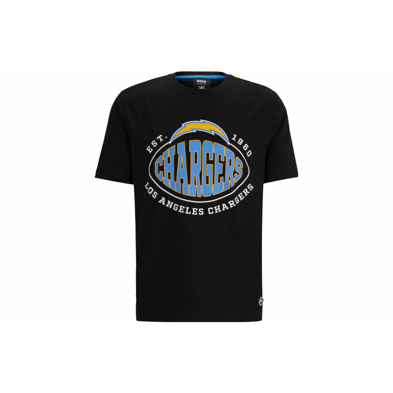 HUGO BOSS NFL Stretch-Cotton T-Shirt With Collaborative Branding T