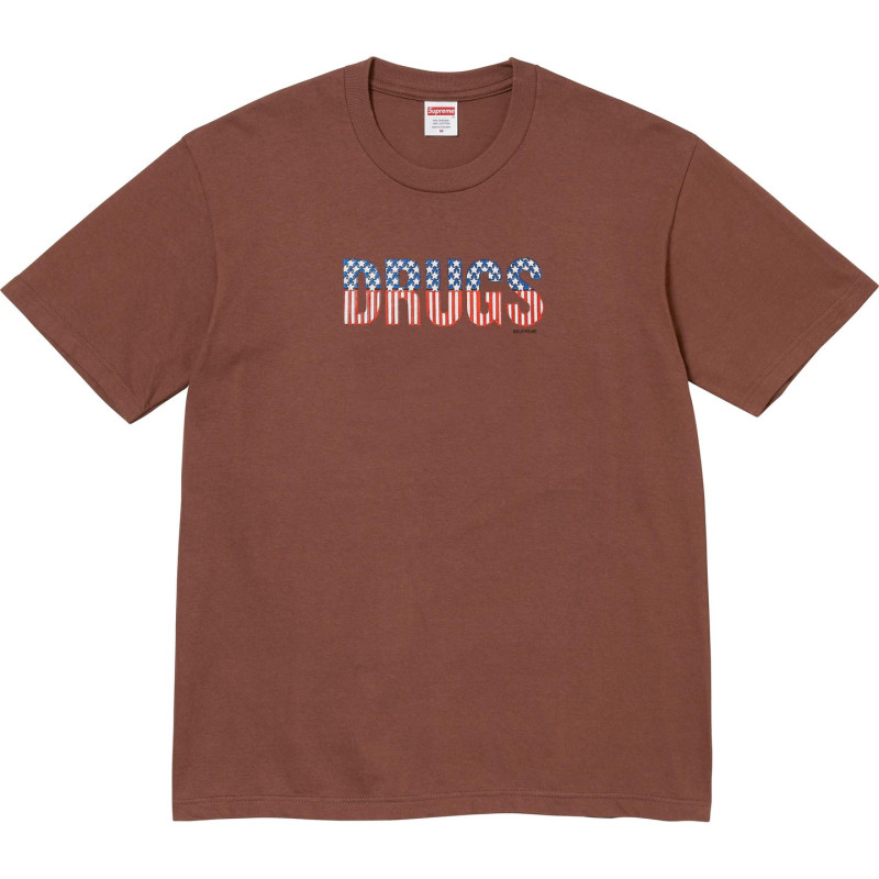 Supreme FW24 WEEK1 Drugs Tee T