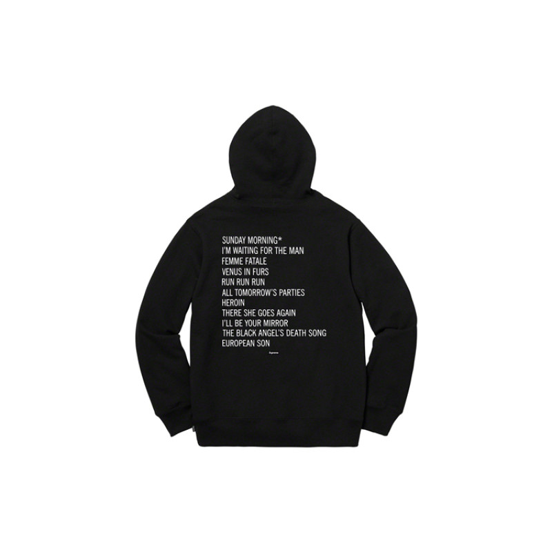 Supreme FW19 Week 4 x The Velvet Underground Hooded Sweatshirt