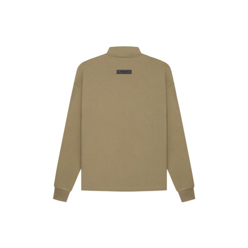 Fear of God Essentials SS22 Relaxed Mockneck Oak Logo
