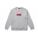 Supreme FW18 Box Logo Crewneck Ash Grey