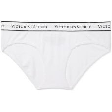 Victoria's Secret Logo Cotton Hiphugger PantyWhiteIvory 1