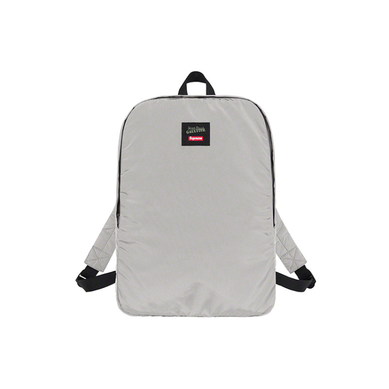 Supreme SS19 x Jean Paul Gaultier Reversible Backpack MA-1 Silver