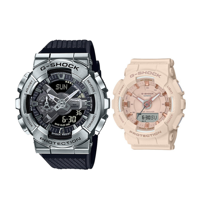 CASIOG-SHOCK GM-110-1A+GMA-S130PA-4AER