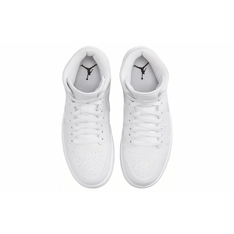 Jordan Air Jordan 1 Mid Triple White