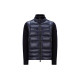 Moncler Padded Wool Zip-Up Cardigan