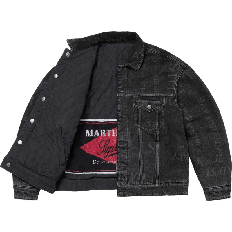 Supreme x Martine rose FW24 WEEK4 Reversible Trucker Jacket