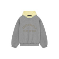 Fear of God Essentials SS24 Fleece Hoodied Hr Garden Yellow