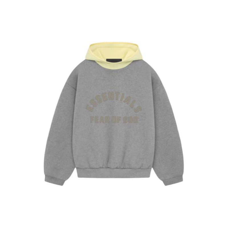 Fear of God Essentials SS24 Fleece Hoodied Hr Garden Yellow