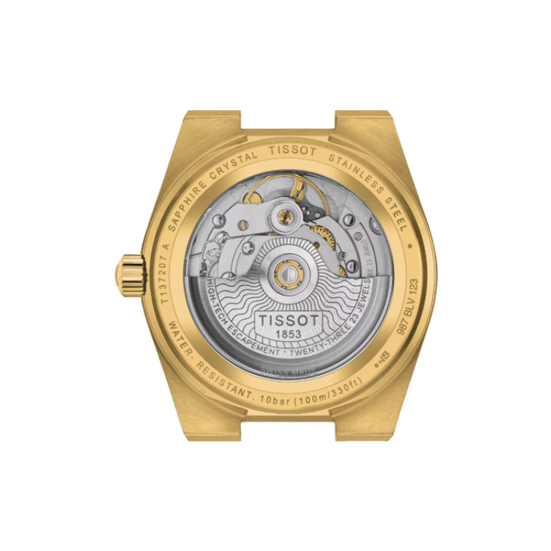 TISSOT PRX 100 35mm PVD PVD T137.207.33.021.00