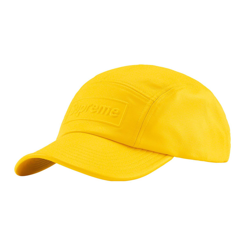 Supreme Week 10 GORE-TEX Leather Camp Cap