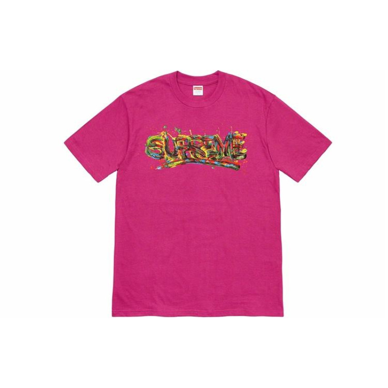Supreme SS20 Week 1 Paint Logo Tee LogoT