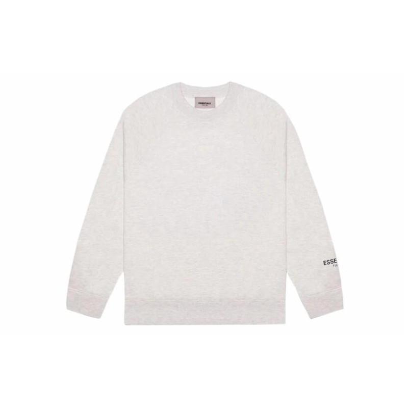 Fear of God Essentials Core Crew Neck Sweatshirt Heather Grey FW20