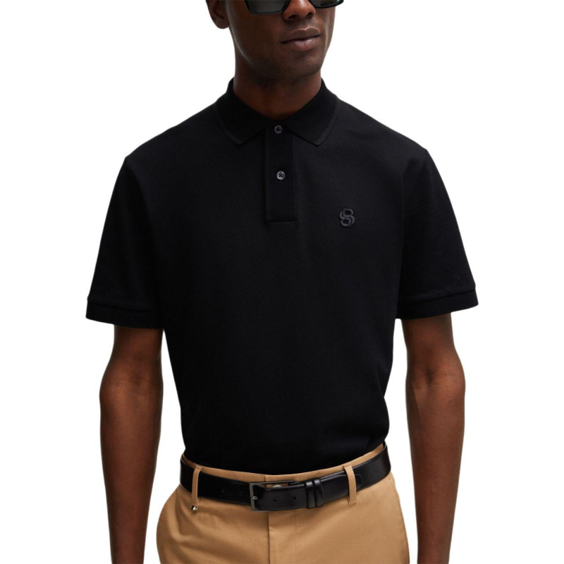 HUGO BOSS Mercerised-Cotton Polo Shirt PoloPolo