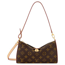 LOUIS VUITTON pochette tirette Damier Azur
