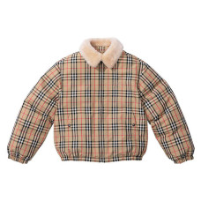 Supreme S2S2 Week 3 x Burberry Shearling Collar Down Puffer Jacket