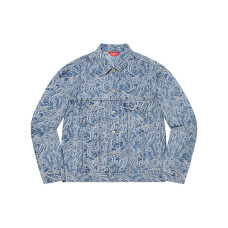 Supreme Supreme FW22 Week10 Script Jacquard Denim Trucker Jacket