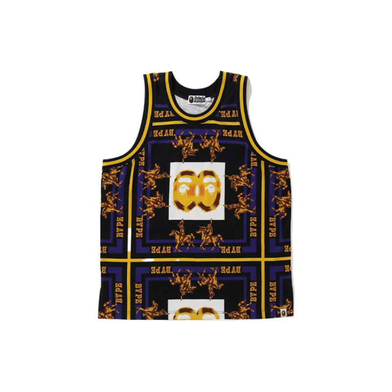 BAPE Double Ape Head Basketball Tank Top