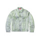 Supreme FW23 WEEK1 CRACKLE DENIM TRUCKER JACKET