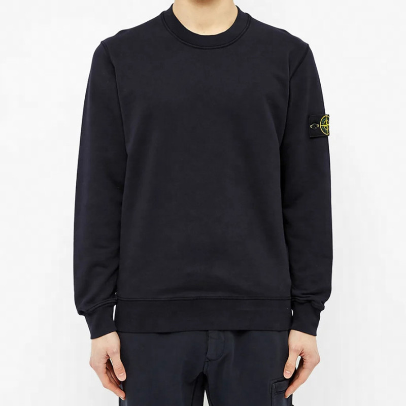 STONE ISLAND Garment Dyed Crew Sweat