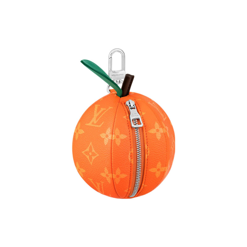 LOUIS VUITTON Orange pouch Monogram