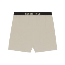 Fear of God Essentials FW20 Lounge Shorts Tan Logo