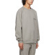 Fear of God Essentials FW21 Pullover Crewneck Dark Heather Oatmeal Logo