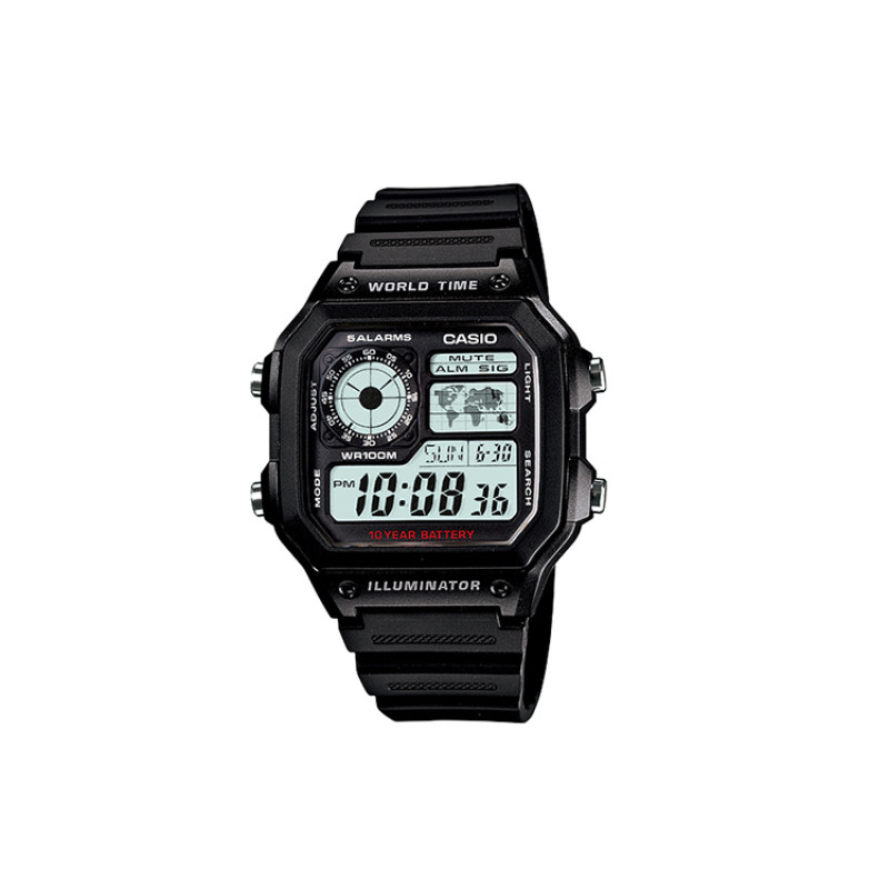 CASIO YOUTH STANDARD 10 45*42.1mm AE-1200WH-1A