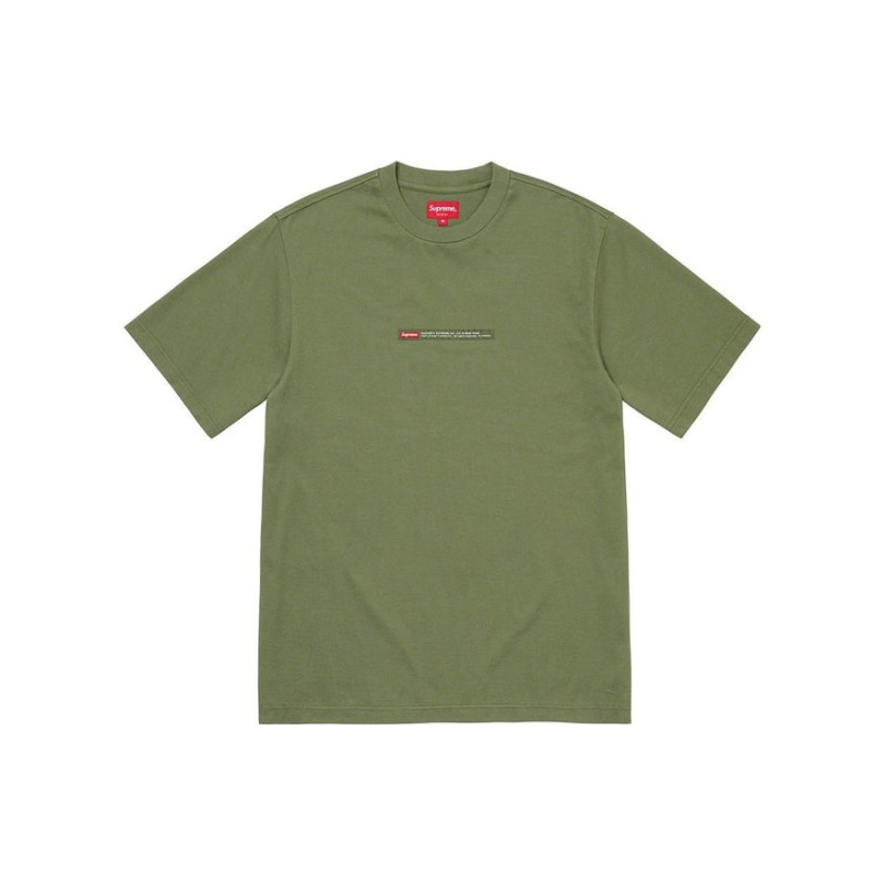 Supreme FW22 Week 6 Property Label Ss Top T