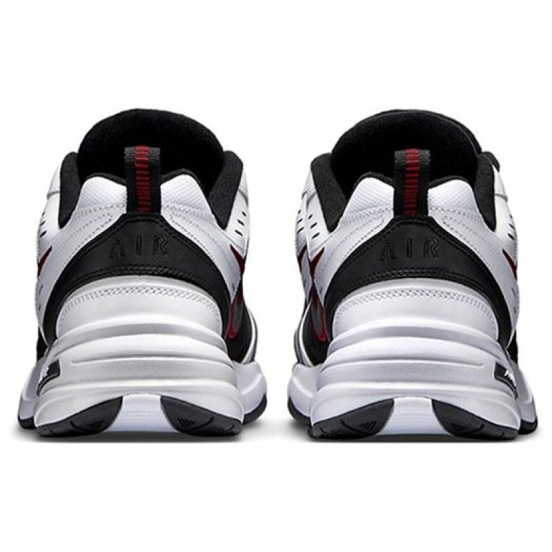 Nike Air Monarch 4 white black-varsity red
