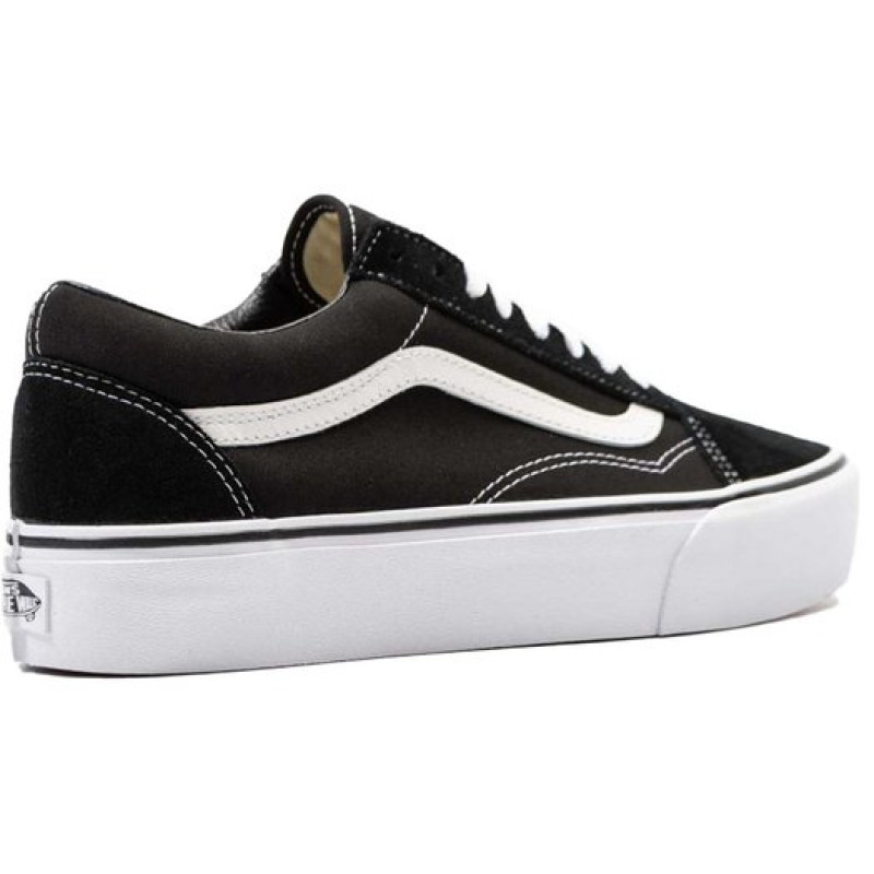 Vans Old Skool Platform Black White