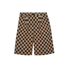 Burberry Chequer Cotton Jacquard Tailored Shorts