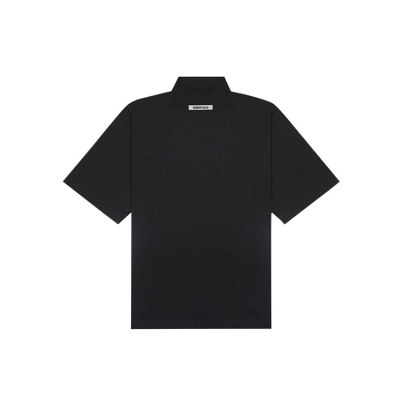 Fear of God Essentials SS20 Graphic Black Logo Polo
