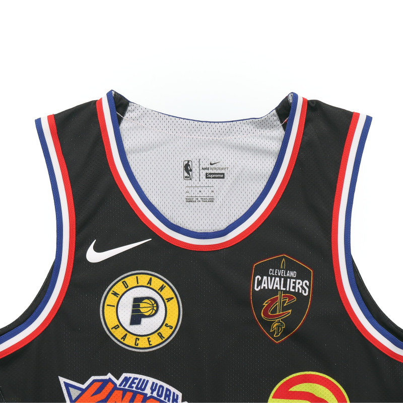 Supreme x Nike NBA Teams Authentic Jersey Black NBA