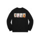 Supreme FW18 Mike Kelley AhhYouth Crewneck Sweatshirt Black