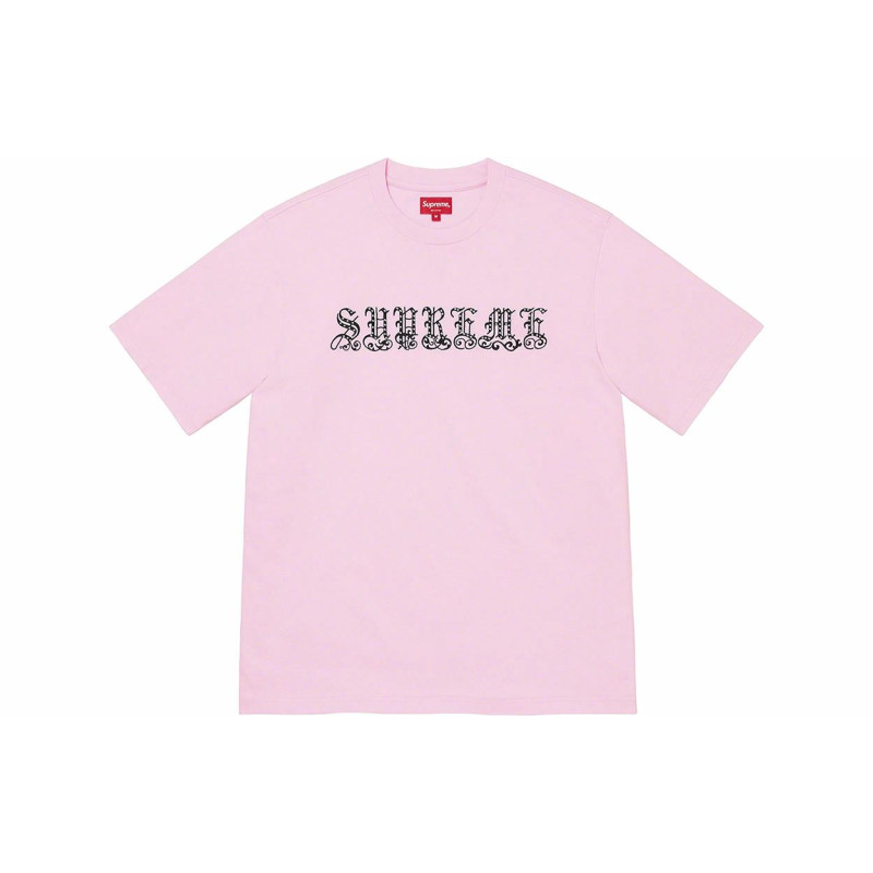 Supreme SS21 Week 8 Old English Rhinestone SS Top T