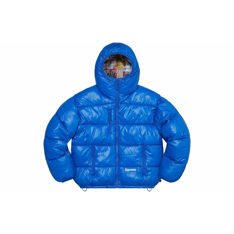 Supreme SS23 Week 1 MADRAS REVERSIBLE WINDSTOPPER PUFFER JACKET