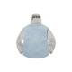 Supreme FW22 Week 12 Fleece Hooded Denim Shirt Logo