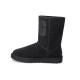 UGG CLASSIC SHORT Rubber Logo