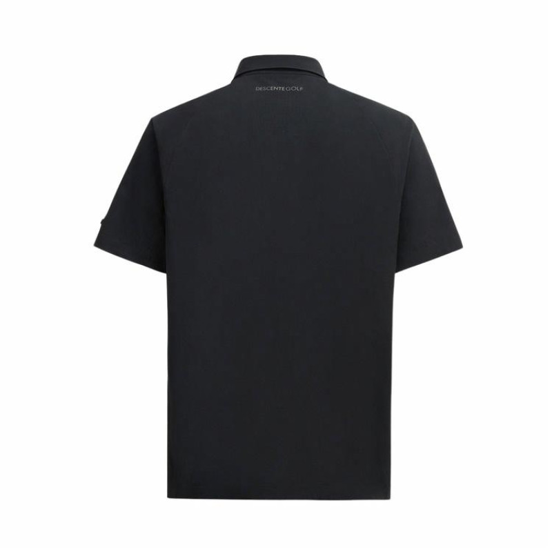DESCENTE FIELD Polo BK-BLACK