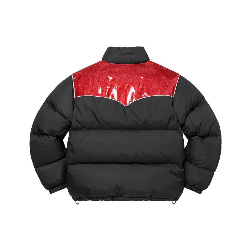 Supreme FW22 Week 18 Glitter Yoke Down Puffer Jacket