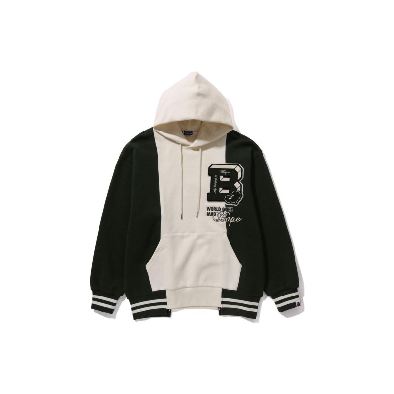 BAPE Color Blocking Pullover Hoodie